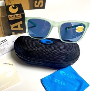 100% authentic,genuine and original Costa Panga; matte seafoam w/ grey silver